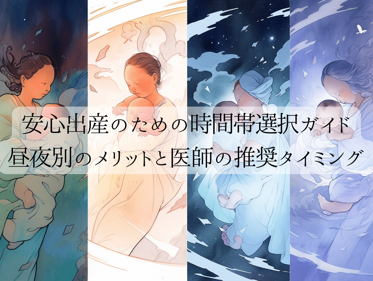 安心出産のための時間帯選択ガイド: 昼夜別のメリットと医師の推奨タイミングを徹底解説！